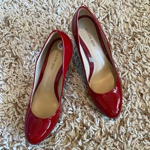 Gianni Bini Patent Red Heels